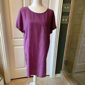 Caslon Purple Gray Dress size M